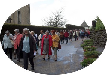 Visiteurs à Tamié